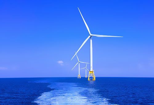 海上風電發電圖